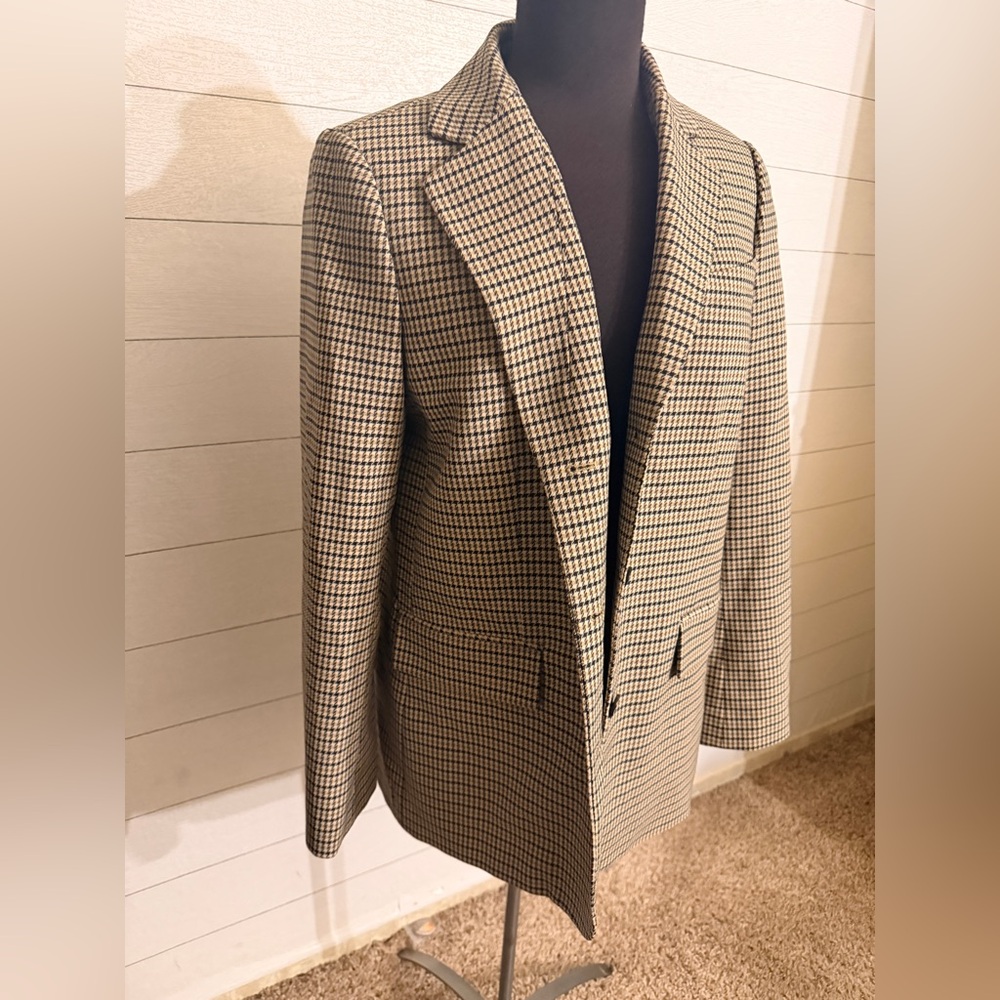 Rebecca Taylor Plaid Boyfriend Blazer - Picture 6 of 8